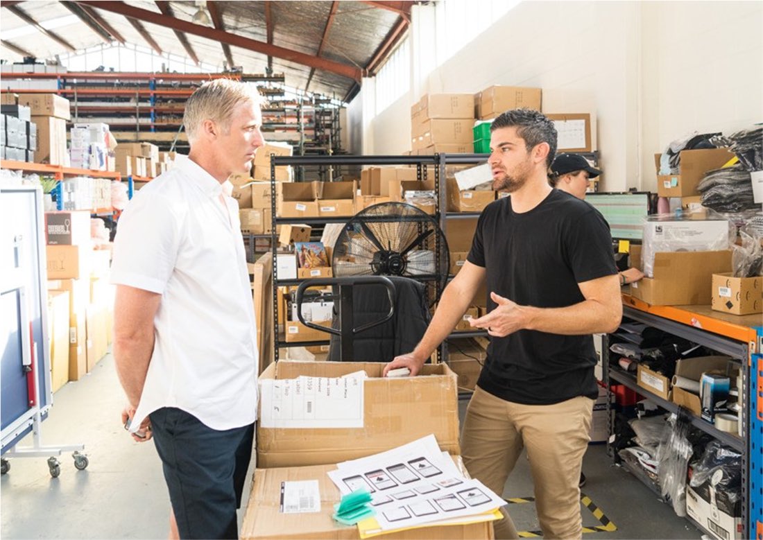 Workup conducting empathy research in the field — on site with an operator in their own environment